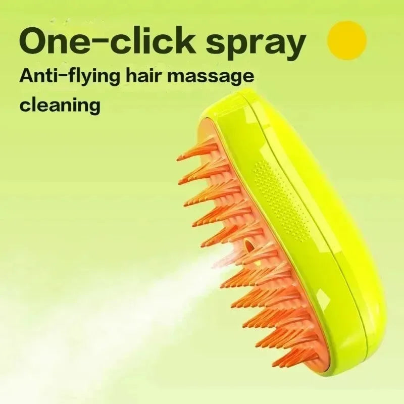 3 in 1  Steam Pet Brush