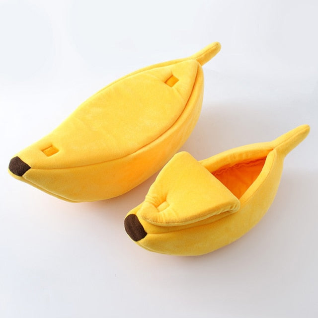 Banana Cat Bed Cat Furniture Handmade Cat Beds Catnip Toys Cat Grooming Cat House Scratching Post - Statnmore-7861