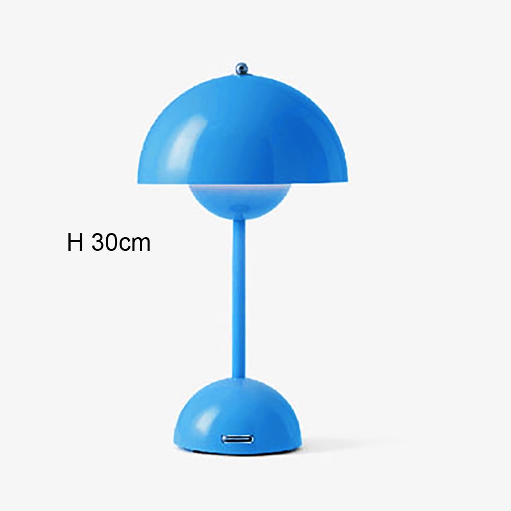 Mushroom Flower Bud Rechargeable LED Table Lamps