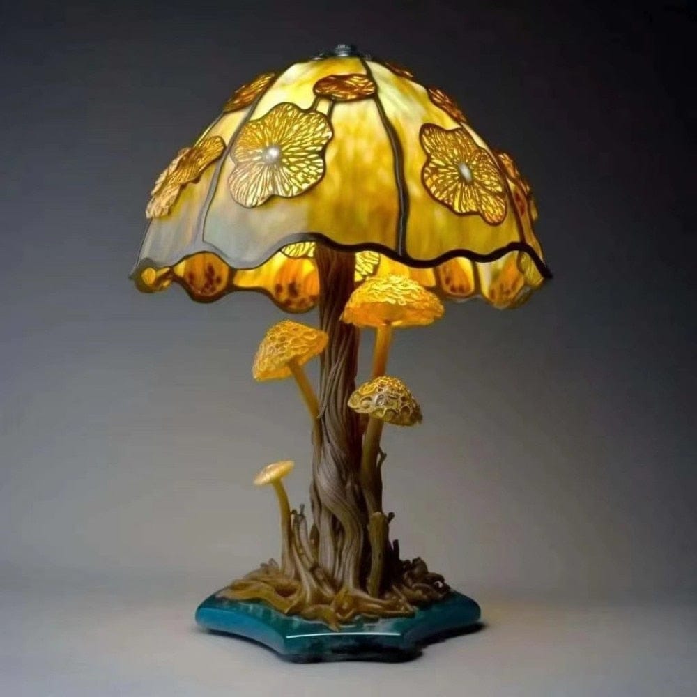 Creative Flower Mushroom Retro Table Night Lamp