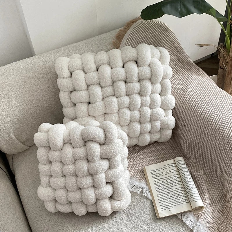 Handmade Soft Comfortable High End Lamb Fleece Sofa Cushion