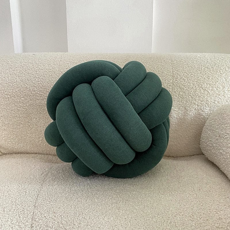 Bubble Kiss DIY Knot Ball Pillow Pet Toy Cute Living Room Sofa Seat Cushion Creative Oversize Bedroom Decoration Throw Pillow Handmade Knotted - Statnmore-7861