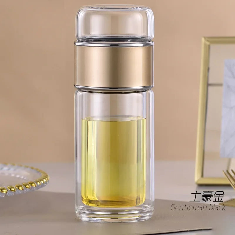 Boro Glass Premium Tea Infuser Bottle