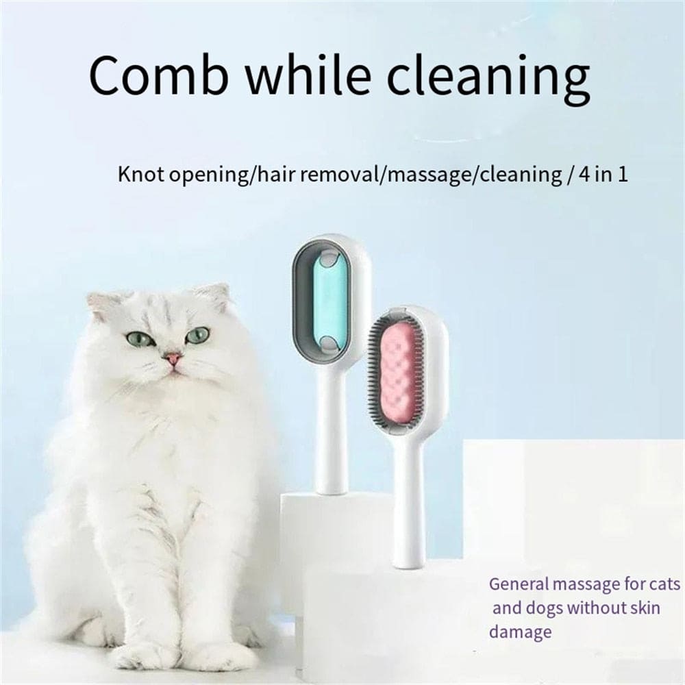 Pet Hair Removal Comb With Wipes