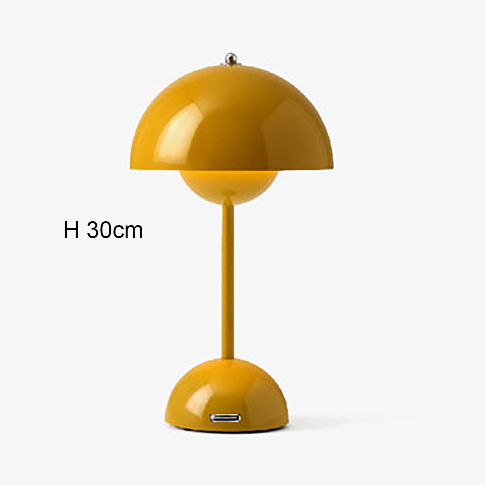 Mushroom Flower Bud Rechargeable LED Table Lamps