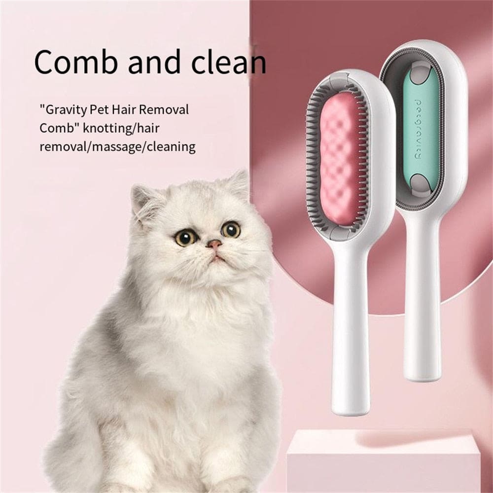 Pet Hair Removal Comb With Wipes