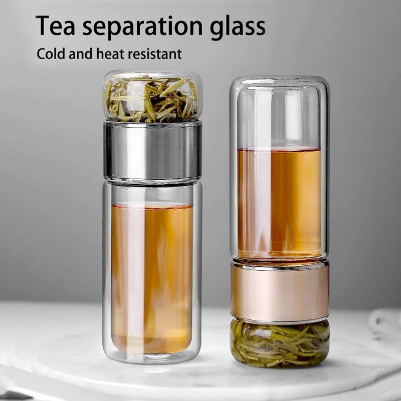 Boro Glass Premium Tea Infuser Bottle