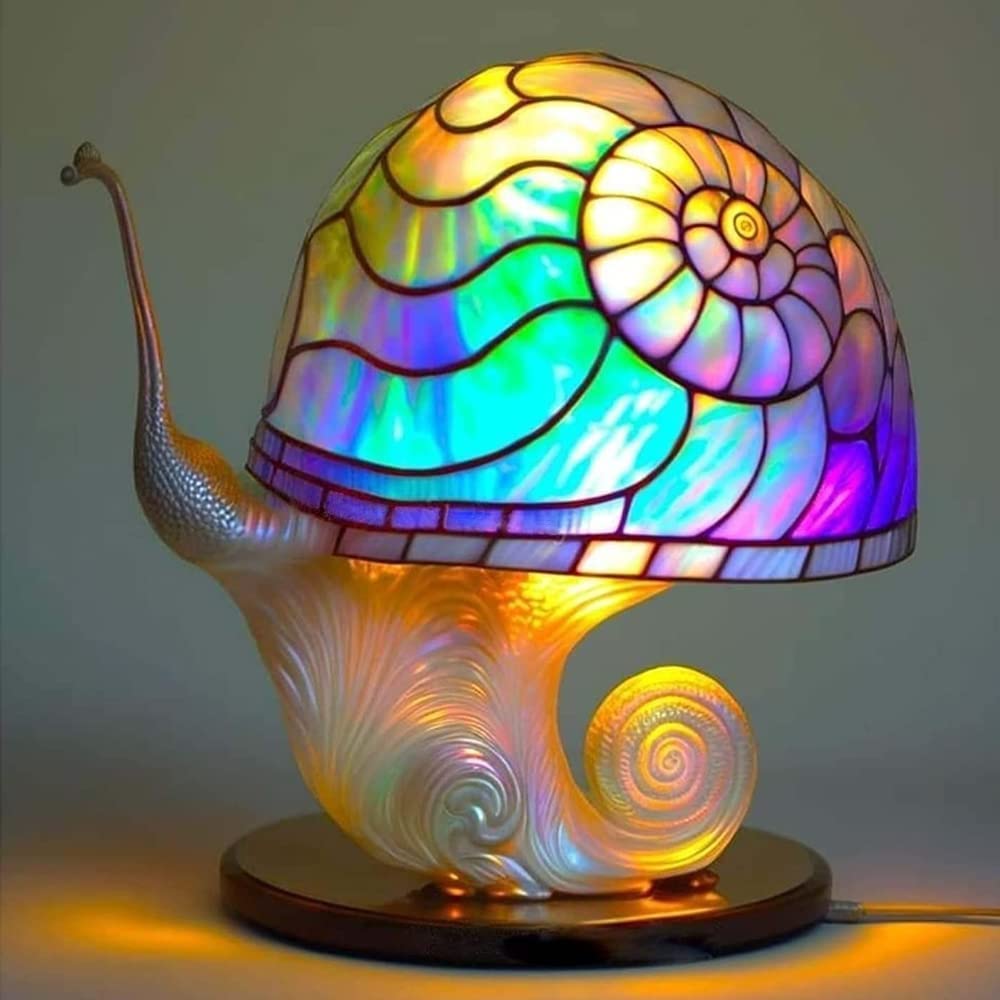 Creative Flower Mushroom Retro Table Night Lamp