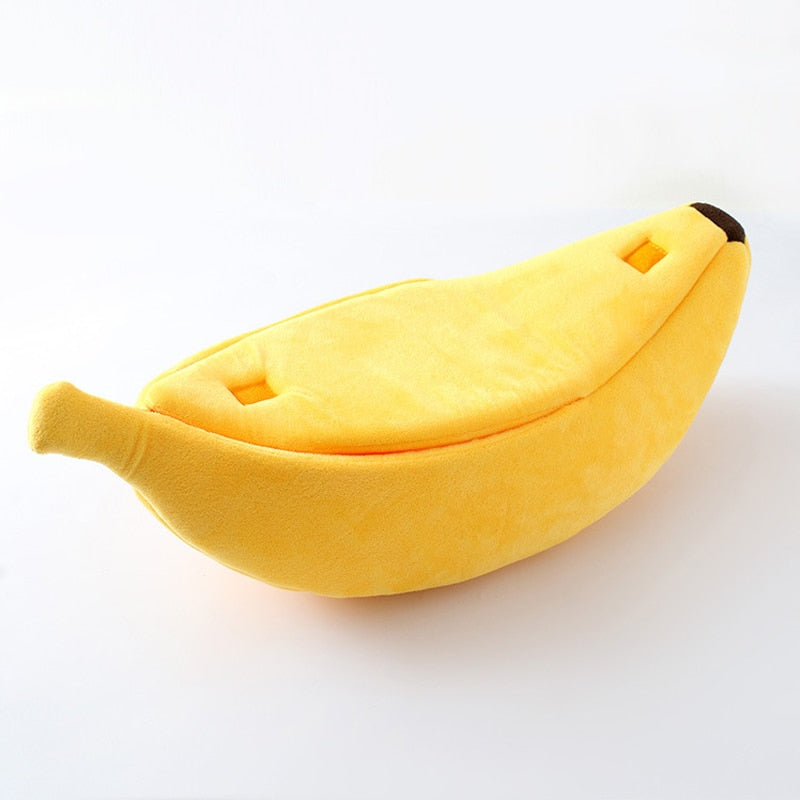 Banana Cat Bed Cat Furniture Handmade Cat Beds Catnip Toys Cat Grooming Cat House Scratching Post - Statnmore-7861